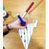 3701385303539 - 2 BANDEROLLES PAPIER AVEC DRAPEAUX À DÉCORER