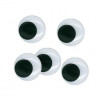 3471051897104 - 100 YEUX MOBILES RONDS NOIR NON ADHESIFS Ø9MM