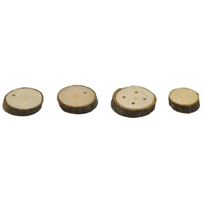 4260197672886 - 1KG RONDELLES BOIS NATUREL 1,5 À 3CM