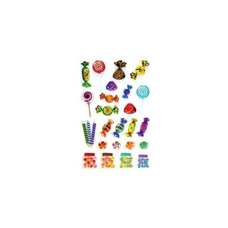 3065505604297 - 174 STICKERS COOKY FETE DS MERES, DES PERES, PÂQUES…