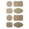3532435180134 - 32 STICKERS KRAFT 30MM ASSORTIES