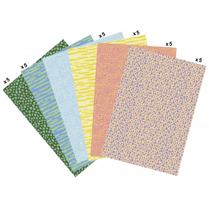 3609510351977 - 30F PAPIER DÉCOPATCH 30X40CM PEAUX DE BÊTES