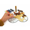 4001868043129 - 6 MASQUES CARTON ANIMAUX ASSORTIS