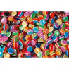 3700773314461 - 200 PERLES RONDES LUNE COLORIS ASSORTIS