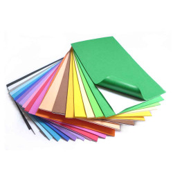 8428885264201 - 20 PLAQUES CAOUTCHOUC ADHÉSIVE 20X30CM COLORIS ASSORTIS
