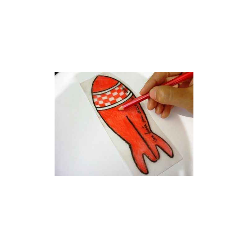 3700773300204 - 7 FEUILLES PLASTIQUE FOU BLANCHES 20X30CM