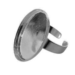 3471052700014 - 15 BAGUES CREUSES ARGENT FORMES ASSORTIES