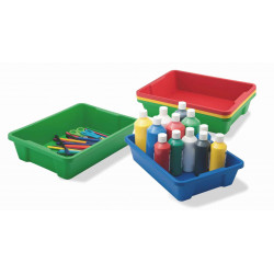 8425901789038 - BAC DE RANGEMENT 37,5X26,5X9CM ROUGE