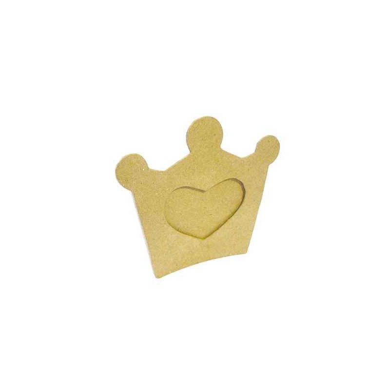 3532436507121 - CADRE PHOTO COURONNE/CŒUR CARTON