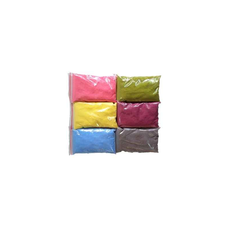 3760002570495 - SABLE COLORÉ 6X500G COLORIS PASTELS ASSORTIS