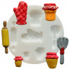 3471052844206 - 6 MOULES SILICONE MULTI THÈMES ASSORTIS