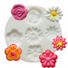 3471052844206 - 6 MOULES SILICONE MULTI THÈMES ASSORTIS
