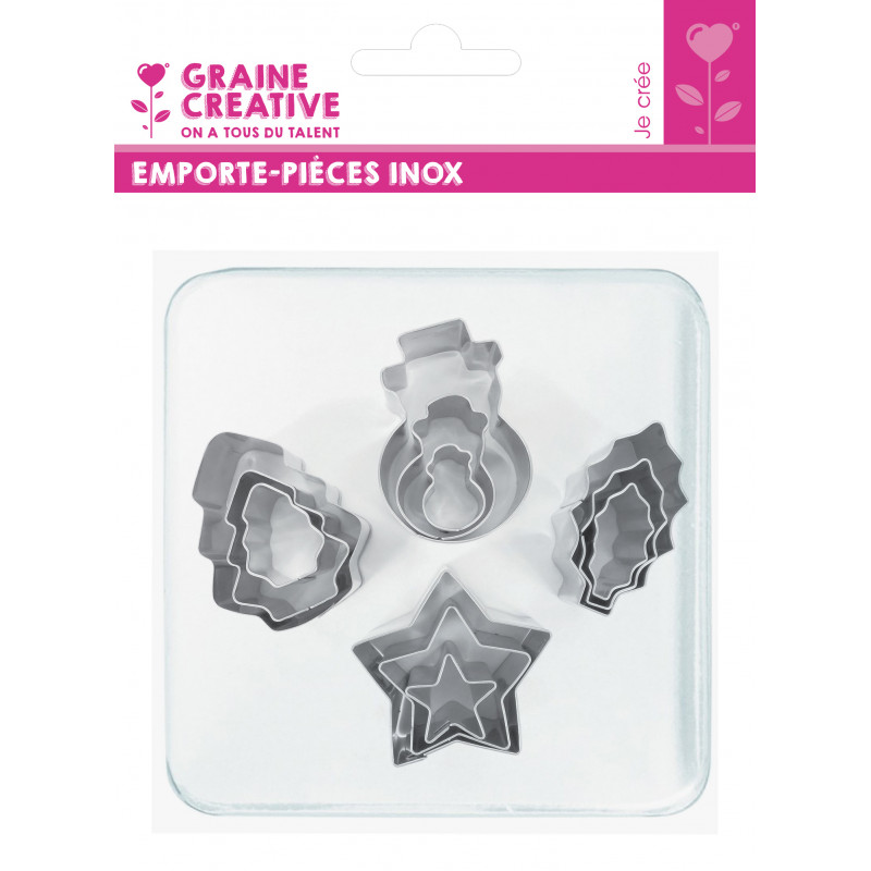 3471052650586 - 12 EMPORTE-PI?CES M?TAL NO?L