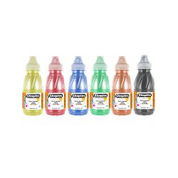 - ENCRE ? DESSINER NACR?E 6 FLACONS COLORIS CLASSIQUES