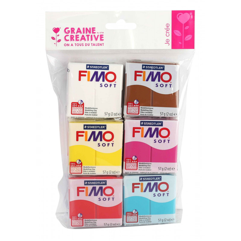 3471052616971 - FIMO SOFT 10 PAINS 57G COLORIS GOURMANDISE ASSORTIS