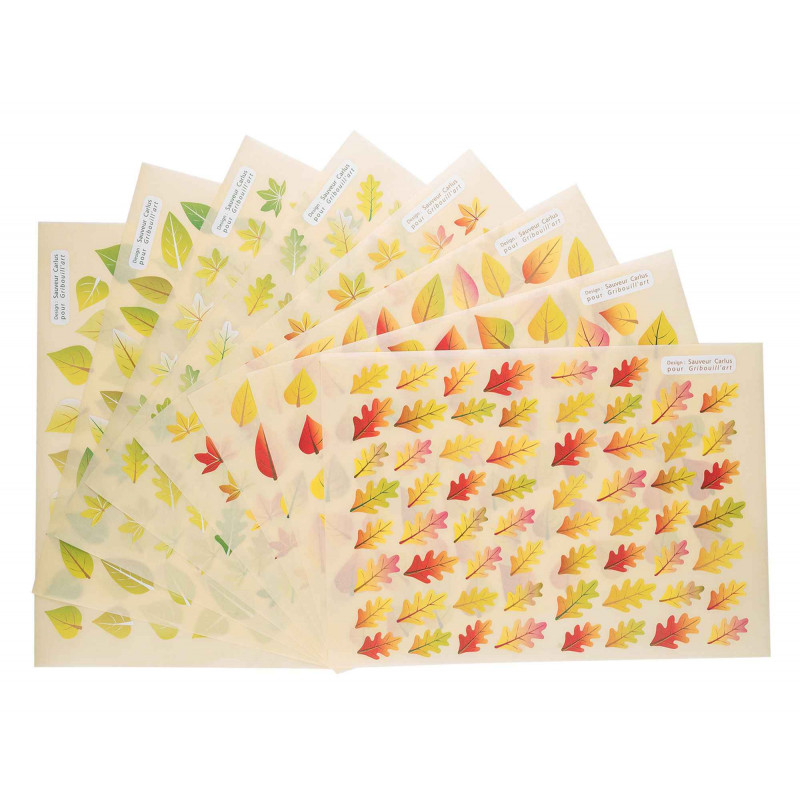 3134725021341 - 1438 GOMMETTES FEUILLES D'ARBRES