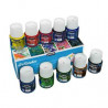 3167860750005 - PEINTURE TISSUS CLAIRS 10 FLACONS 45ML ASSORTIS