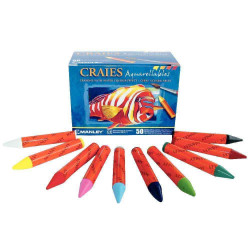 8414326004505 - MANLEY BO?TE 50 CRAIES AQUARELLABLES COLORIS ASSORTIS