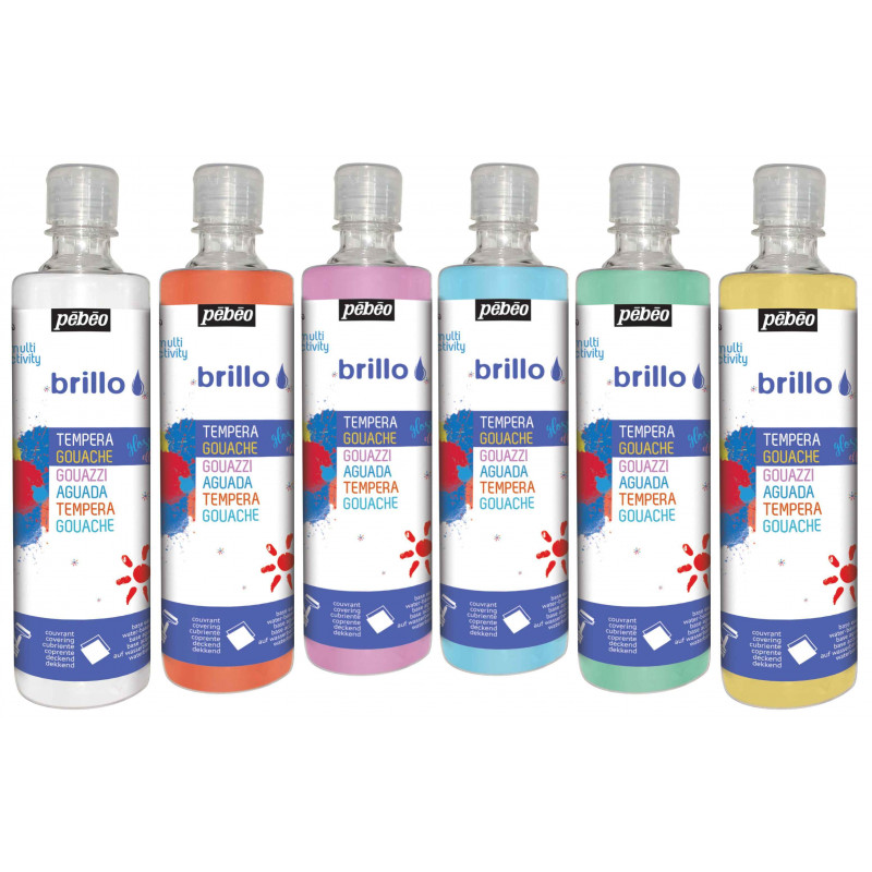 3167863845913 - BRILLO 6 FLACONS 500ML COLORIS NACREES