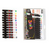 3167863711065 - 12 MARQUEURS ACRYLIQUE COLORIS ASSORTIS