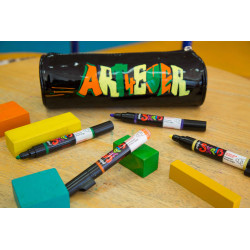 3167863711065 - 12 MARQUEURS ACRYLIQUE COLORIS ASSORTIS