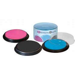 3760119710548 - 3 ENCREURS GÉANTS BLEU, ROSE, NOIR