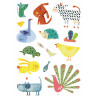 3609510910563 - 304 GOMMETTES BABY 10 THÈMES ASSORTIES