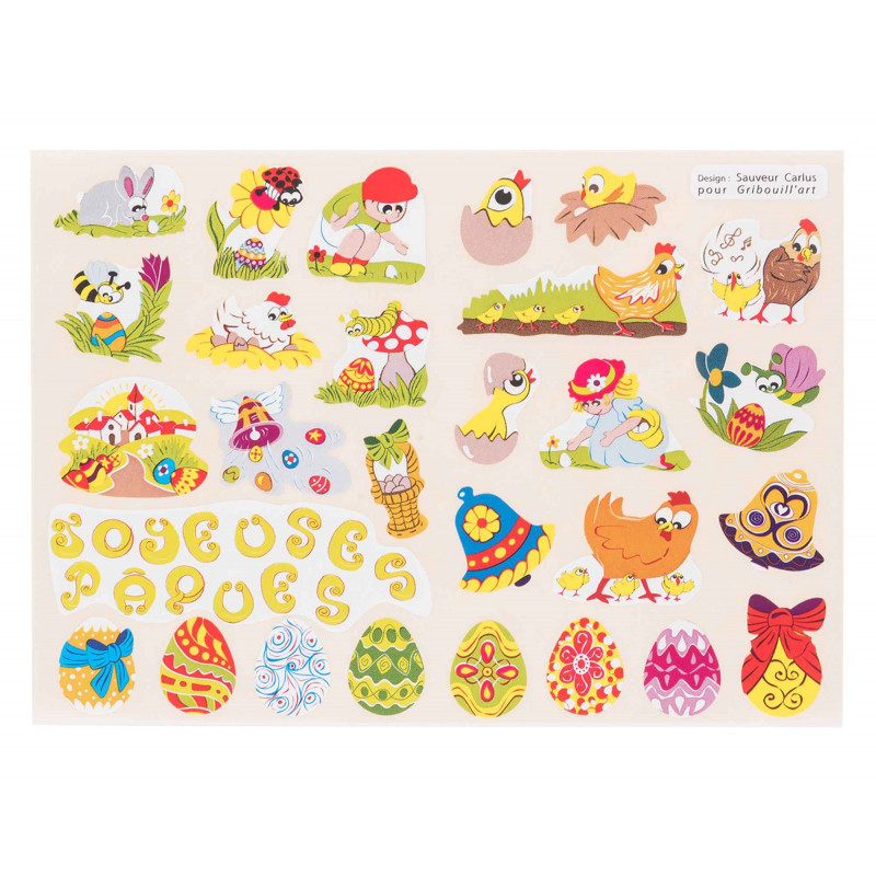 3134725019935 - 720 GOMMETTES PÂQUES