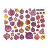 3134725020627 - 1128 GOMMETTES BOULES NOEL HOLOGRAPHIQUES