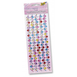 4001868084139 - 5 BORDURES STRASS PIERRE ADHÉSIVE CANDY