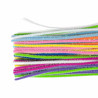 3700043011922 - 50 CHENILLES IRIS?ES 8MM COLORIS ASSORTIS