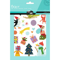 3609510910327 - 105 GOMMETTES BABY NOËL