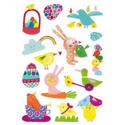 3609510910334 - 84 GOMMETTES BABY PÂQUES