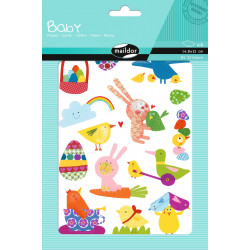 3609510910334 - 84 GOMMETTES BABY PÂQUES