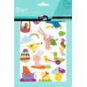 3609510910334 - 84 GOMMETTES BABY PÂQUES