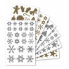 3609510910631 - 550 GOMMETTES NOËL OR ET ARGENT
