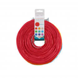 3701385300613 - 10 LANTERNES PAPIER DE SOIE COLORIS ASSORTIS