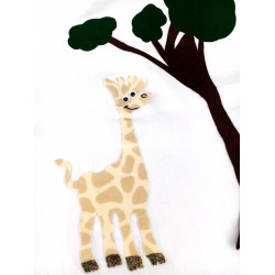 3701385301191 - 12 COUPONS FEUTRINE IMPRIMÉE 24X30CM THÈME ANIMAL