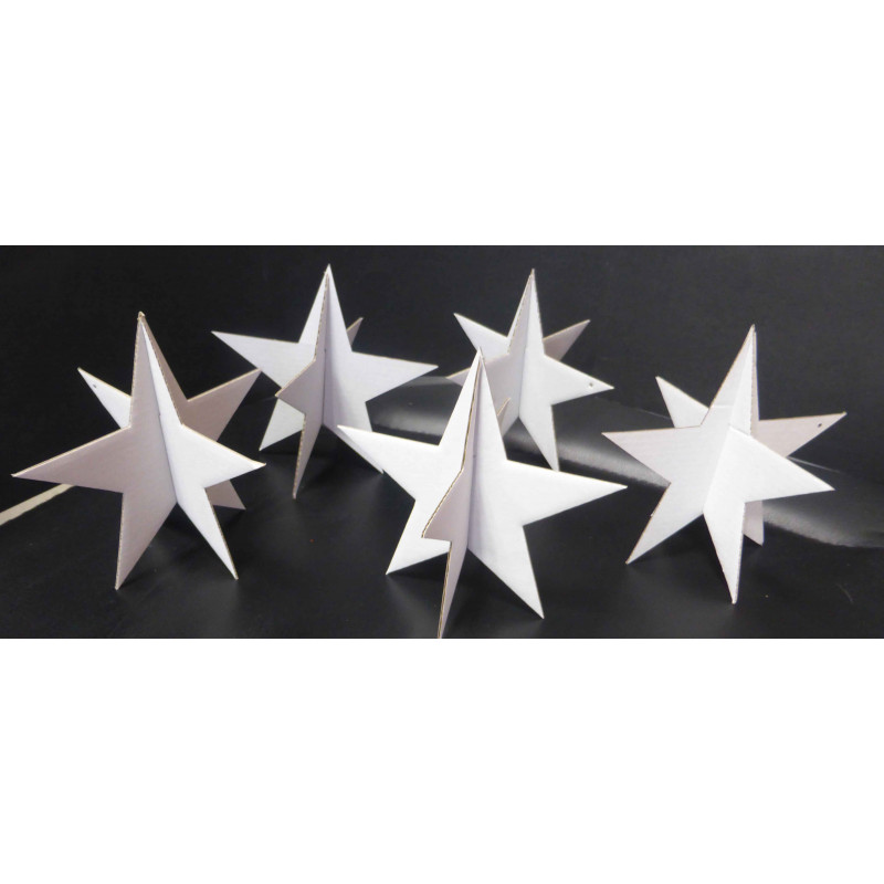 3134725020979 - 30 ETOILES 3D PETIT MODELE CARTON