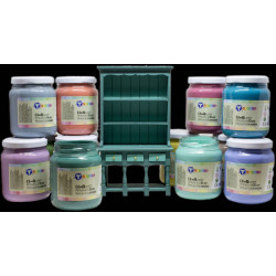 3760002571928 - PEINTURE EFFET CRAIE 8 POTS 175ML ASSORTIS