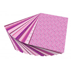4001868040029 - 30F PAPIER IMPRIM?S 24X32CM MOTIFS BASICS ROSE