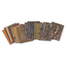 66960152944 - 32F PAPIER IMPRIME FEUILLES ET ?CORCES 22X28CM