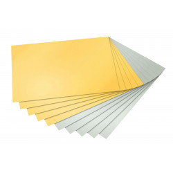 4001868006117 - 10F CARTON 300G 21X29,7CM OR/ARGENT