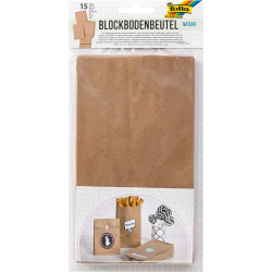 4001868093247 - 15 SACS KRAFT 12X21CM BRUN