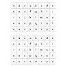 3609510911232 - 1600 GOMMETTES ALPHABET MAJUSCULES, MINUSCULES ET MANUSCRITES