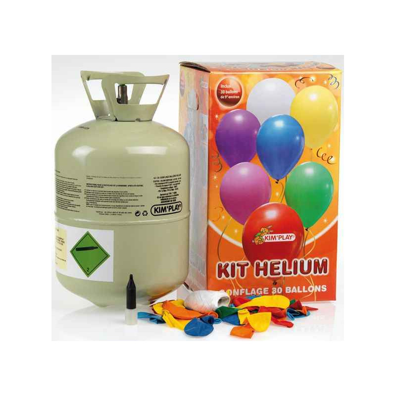 3225430012004 - BONBONNE HELIUM + 30 BALLONS ET FICELLES