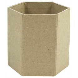 3609510007942 - POT À CRAYONS HEXAGONAL CARTON