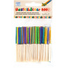 4001868075397 - 400 ALLUMETTES BOIS COLORIS ASSORTIS