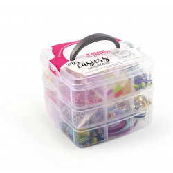 3471051696035 - BOITE RANGEMENT SUPERPOSABLE 18 CASES