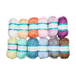 3900007990502 - 12 PELOTES LAINE COLORIS PASTELS ASSORTIS